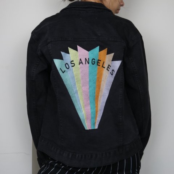 PacSun Jackets & Blazers - NWOT Pacsun Los Angeles Black Denim Jacket
